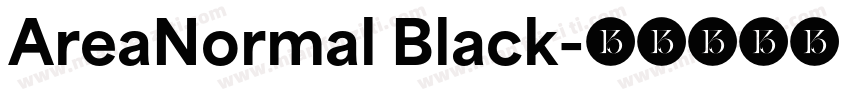 AreaNormal Black字体转换